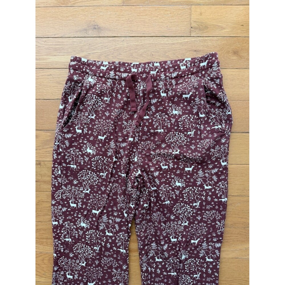 Sundance Rust Red Deer Joggers Lounge Pants Size M - Picture 5 of 10